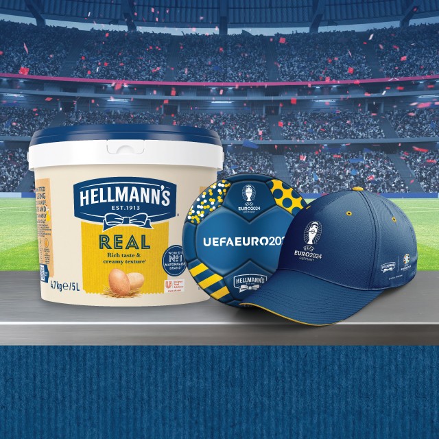 Câștigă o minge și o șapcă unicat cu Hellmann’s și UEFA EURO 2024™!