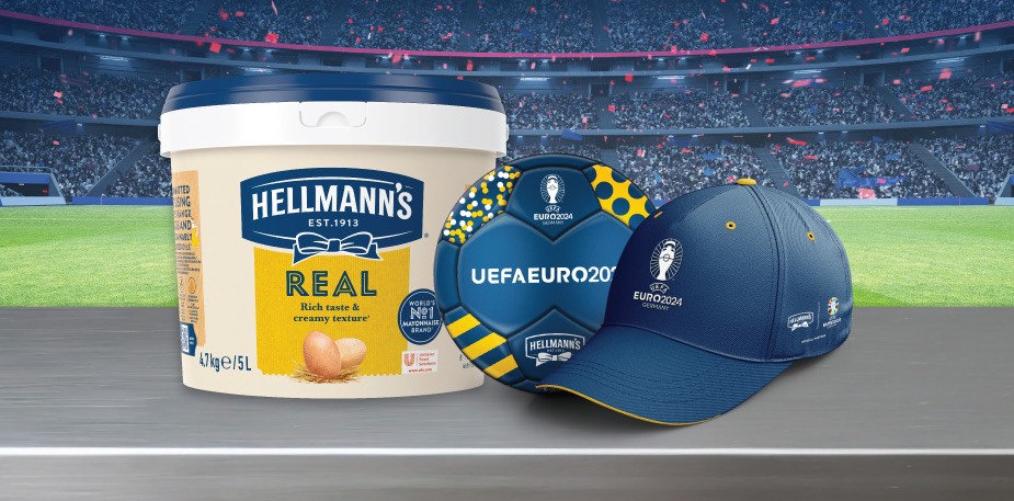Câștigă o minge și o șapcă unicat cu Hellmann’s și UEFA EURO 2024™!