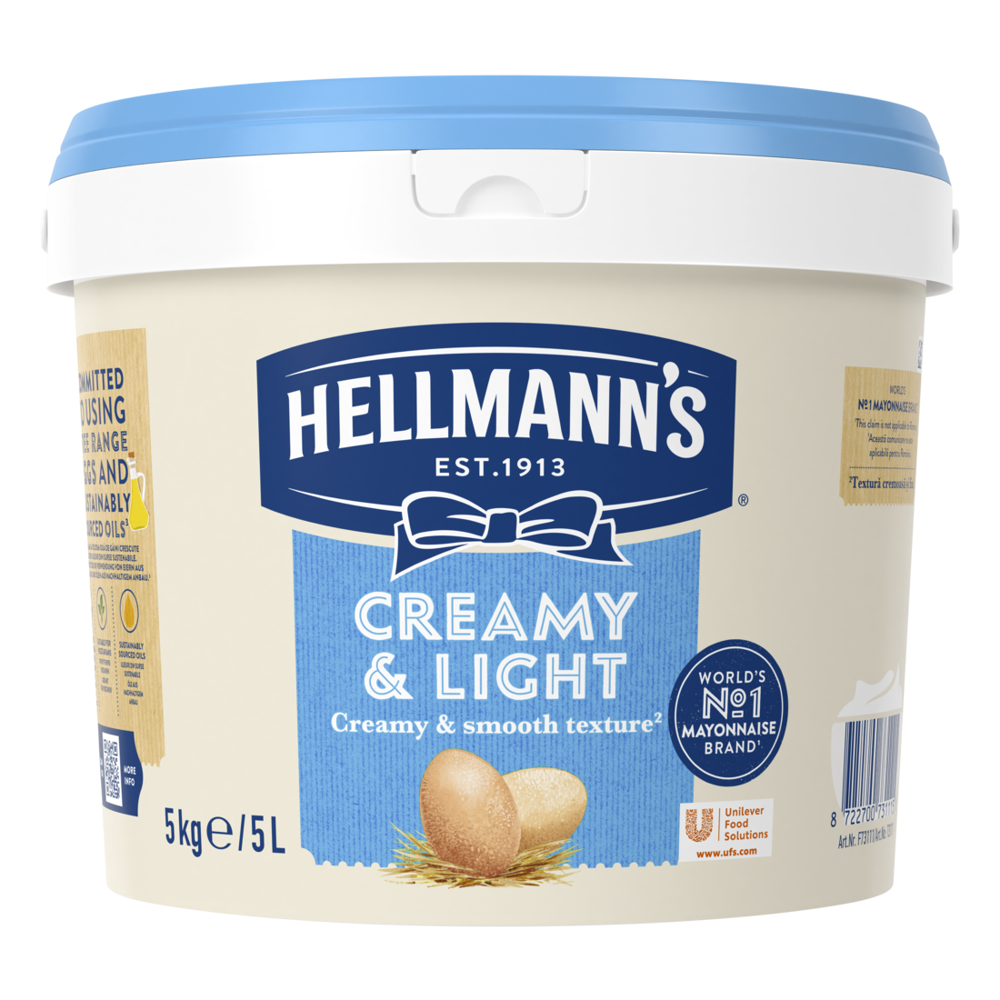Hellmann's Sos de Maioneza Creamy & Light 5L