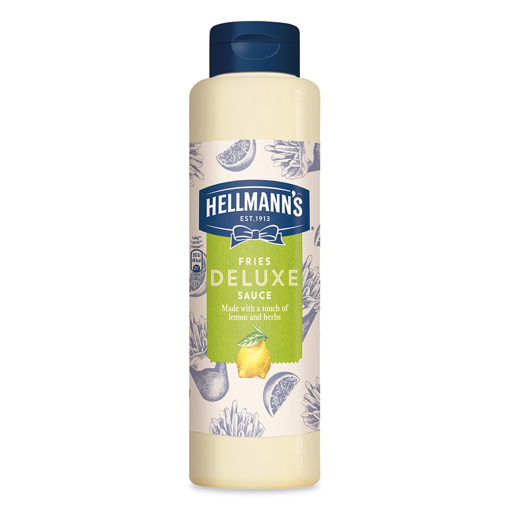 Hellmann's Sos de maioneza cu suc de lamaie 850 ml - Sosurile „One Hand” de la Hellmann’s, alegerea mea pentru preparatele Street Food.