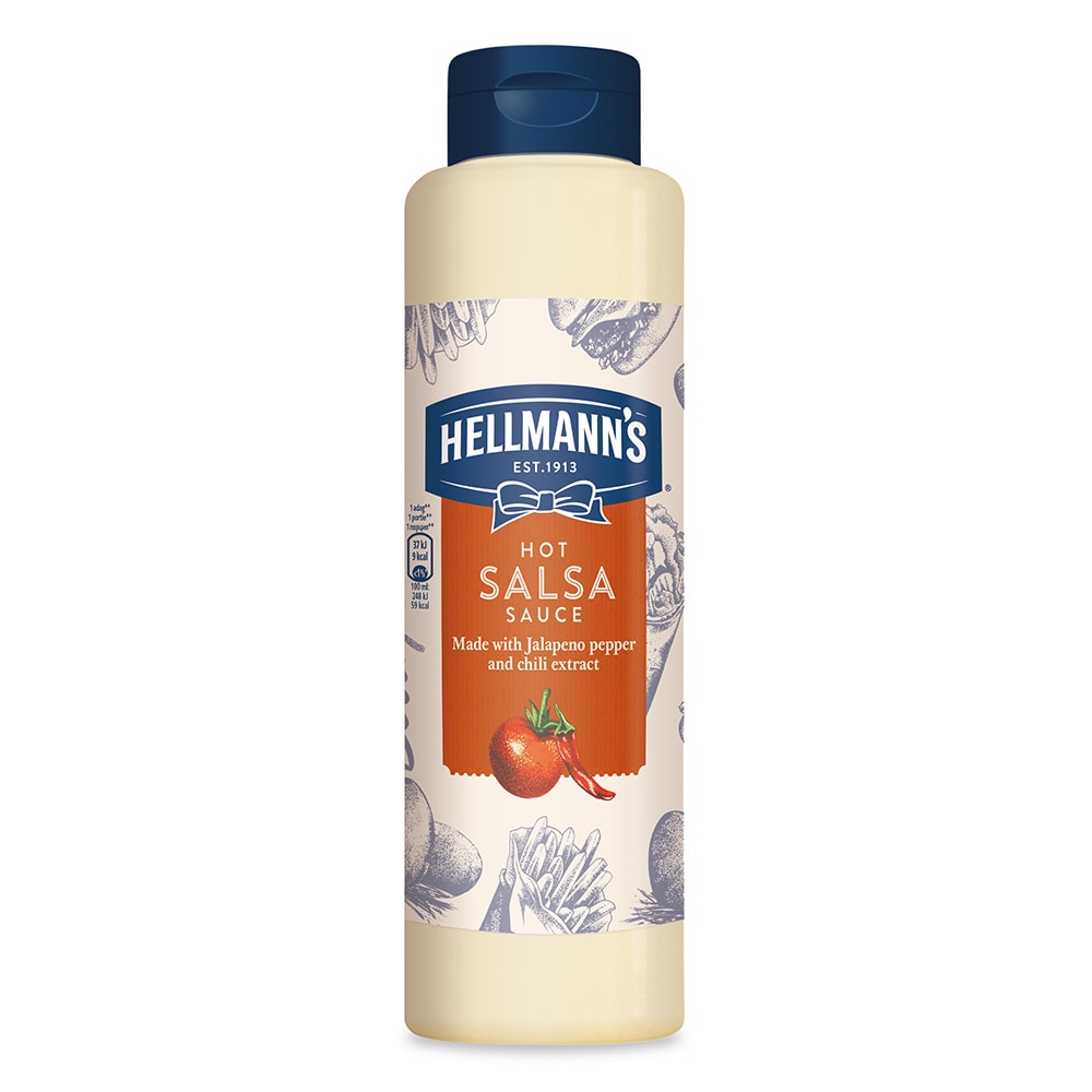 Hellmann's Sos Salsa Iute 850 ml - Sosurile „One Hand” de la Hellmann’s, alegerea mea pentru preparatele Street Food.