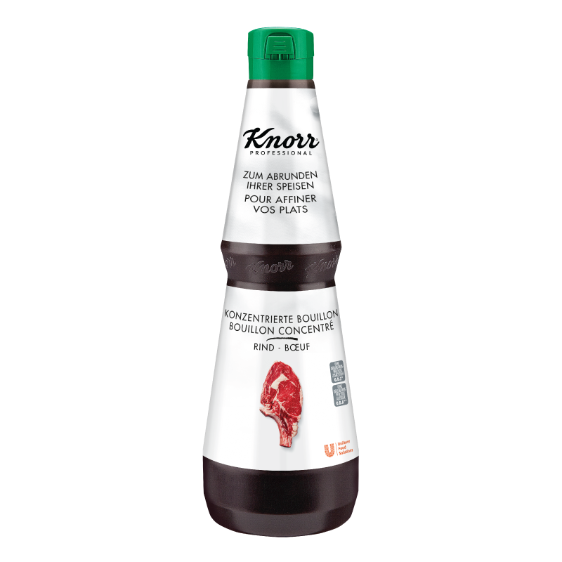 Knorr Bulion Lichid Vita - Knorr Professional Bulion Lichid de Vita intensifica savoarea preparatelor de fiecare data, pastrand calitatea si gustul constant al retetelor tale.