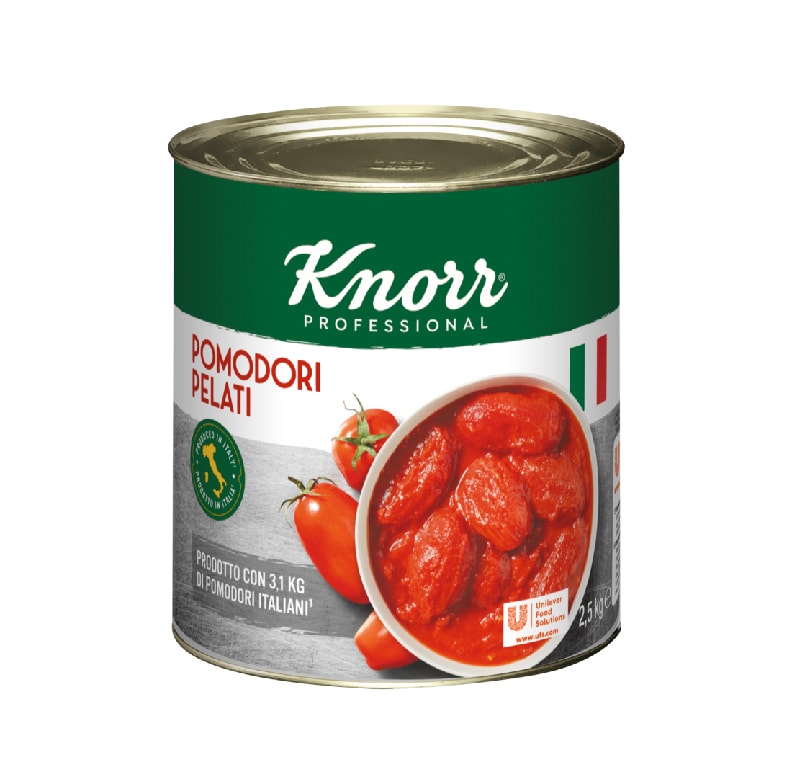 Knorr Rosii intregi decojite - Un produs gata de utilizare, ambalat economic si cu acelasi gust deosebit, de fiecare data.