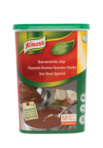 Knorr Sos Brun Spaniol - Knorr Sos Brun Spaniol garanteaza un preparat final autentic prin consistenta, gust constant si un plus de savoare.