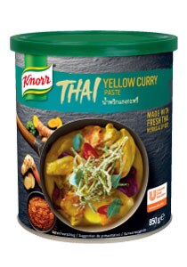 Knorr Thai Curry Galben - Adauga meniului tau savoarea preparatelor asiatice, cu sosurile Knorr. Descopera sfaturile noastre despre tehnicile de gatit si ingrediente.