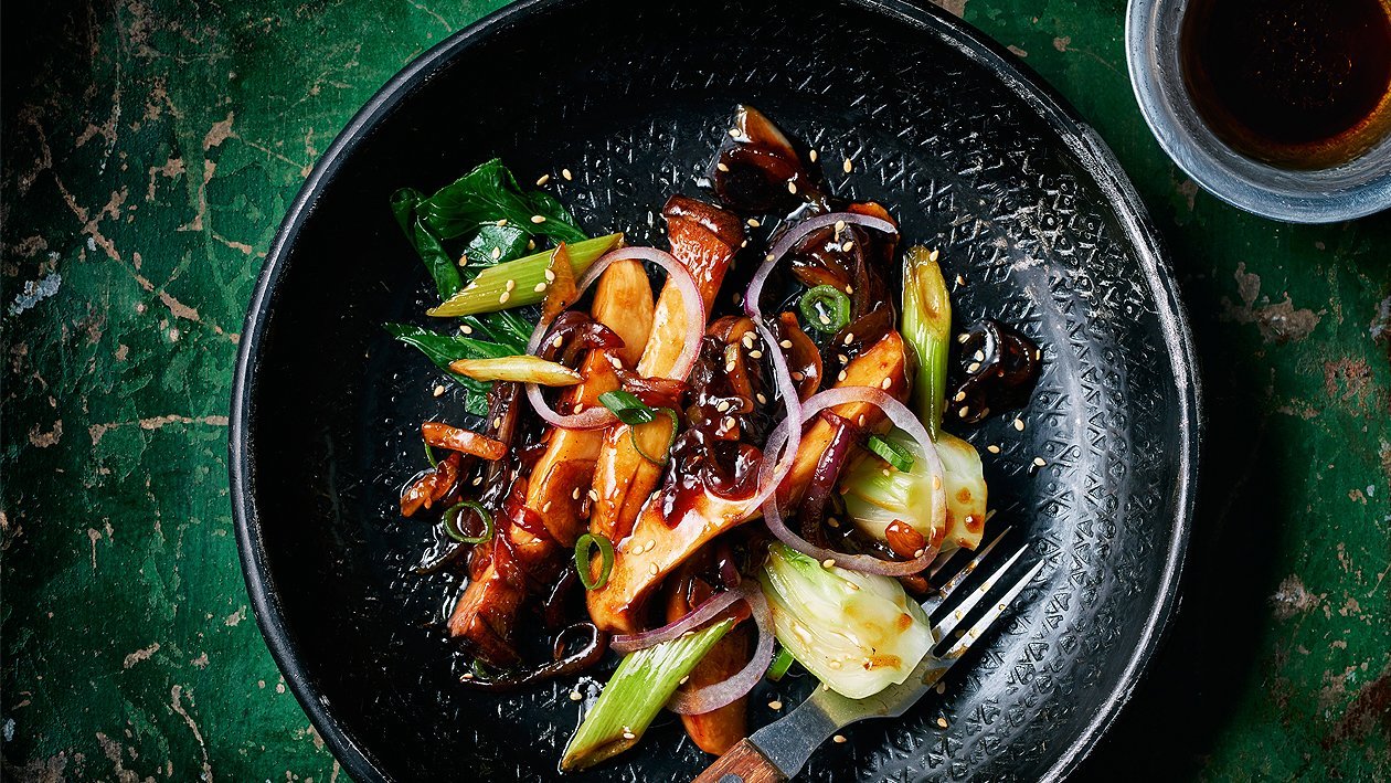 Ciuperci Oyster Teriyaki – - Reţetă