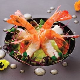 Cocktail de creveti si avocado