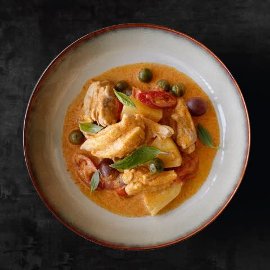 Pui cu curry rosu thailandez