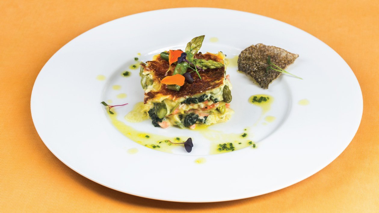 Lasagna cu somon – - Reţetă