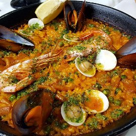Paella marinera