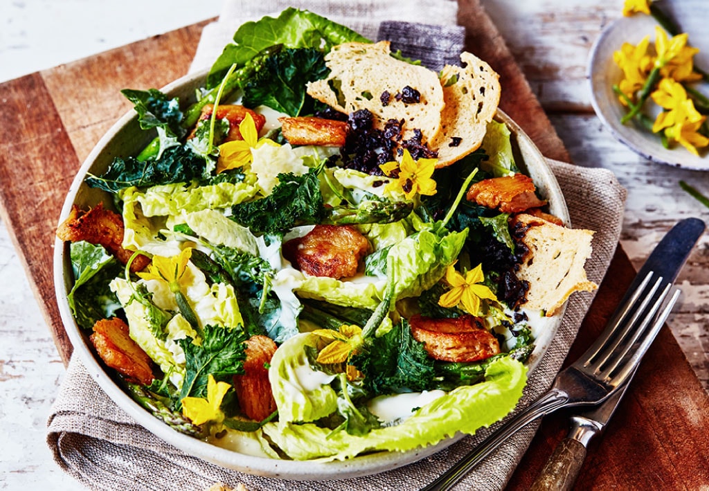 Salata Caesar vegetariana – - Reţetă