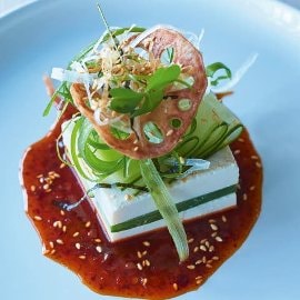Salata cu tofu si castravete Salata cu tofu si castravete