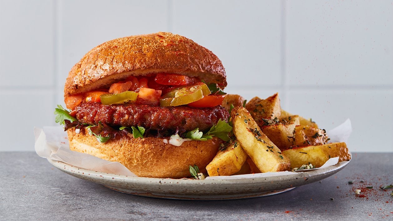 Burger picant vegan – - Reţetă