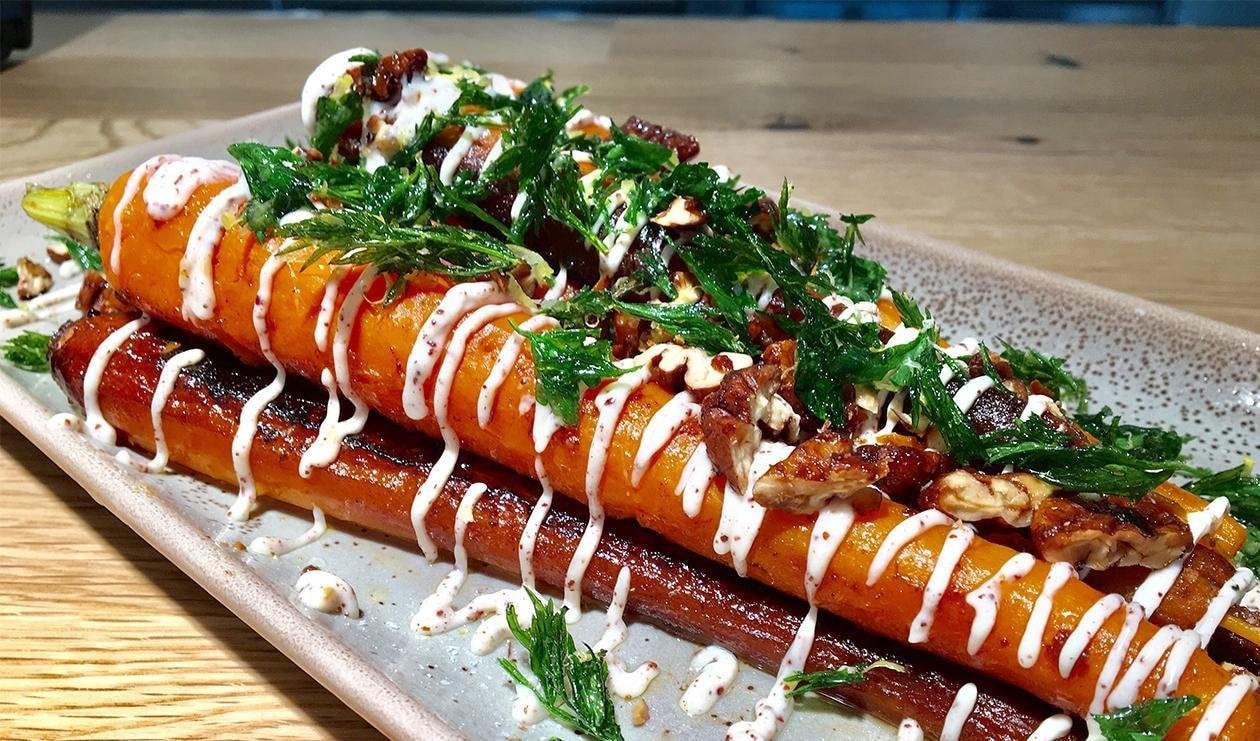 Morcovi caramelizati cu maioneza Za'atar – - Reţetă