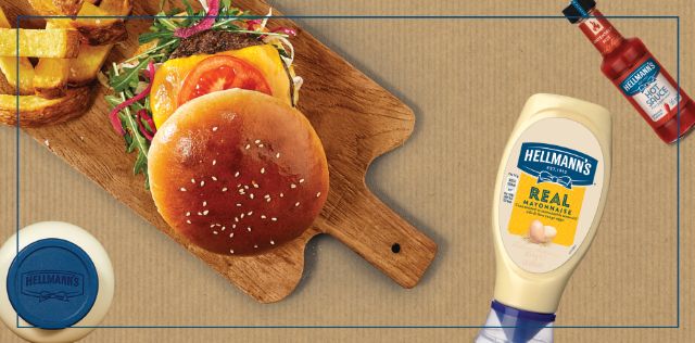 La drum cu Hellmann's