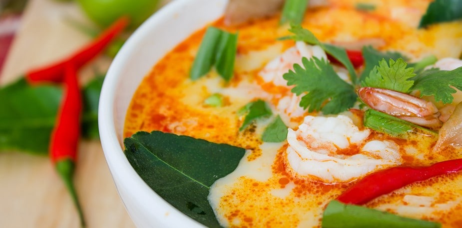 Supa de cocos cu creveti