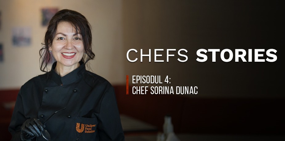 CHEFS STORIES, episodul 4, Chef Sorina Dunac: un bucatar trebuie sa se descurce in orice situatie
