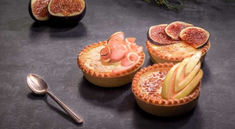 Tarta cu Crème Brulee 