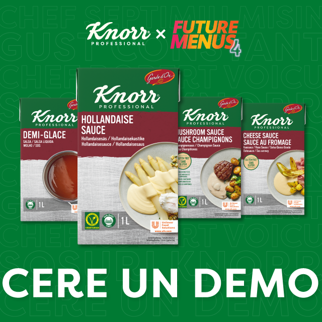  Ai găsit în broșura Knorr Professional o rețetă care te-a inspirat? Testeaz-o în bucătăria ta!