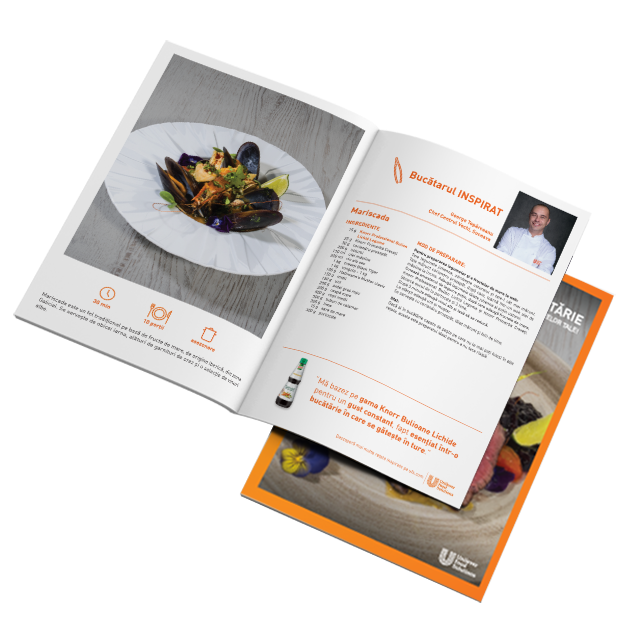 Completeaza formularul de mai jos si descarca Brosura "Inspiratie in bucatarie"! Completeaza formularul de mai jos si descarca Brosura "Inspiratie in bucatarie"!