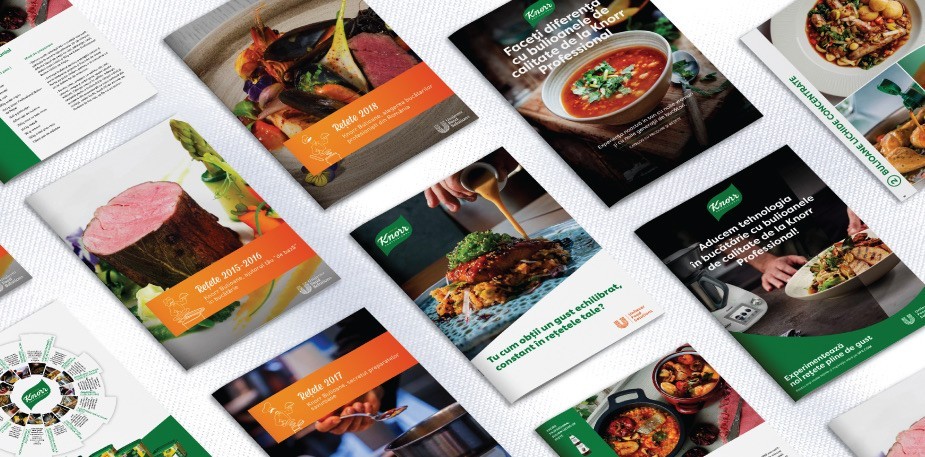 Explorează o colecție de 92 de rețete create de 15 bucătari profesioniști cu Bulioanele Knorr Professional!