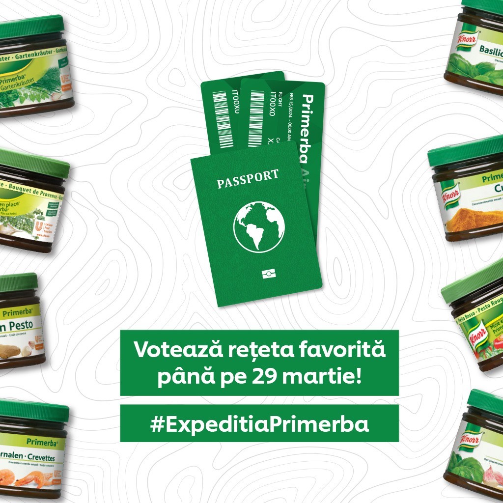 Votează cheful favorit până pe 29 martie și ajută-l să câștige concursul Knorr Primerba!