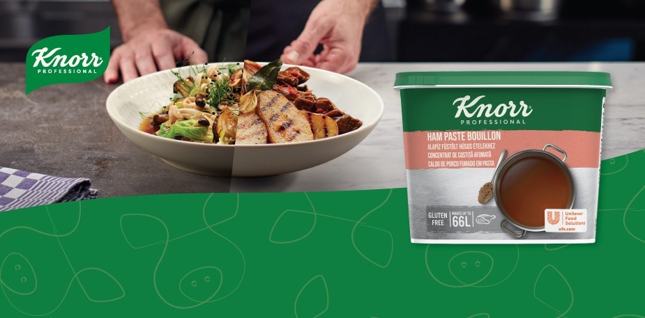 Testează noul Concentrat de Costiță Afumată Knorr Professional la tine în locație!