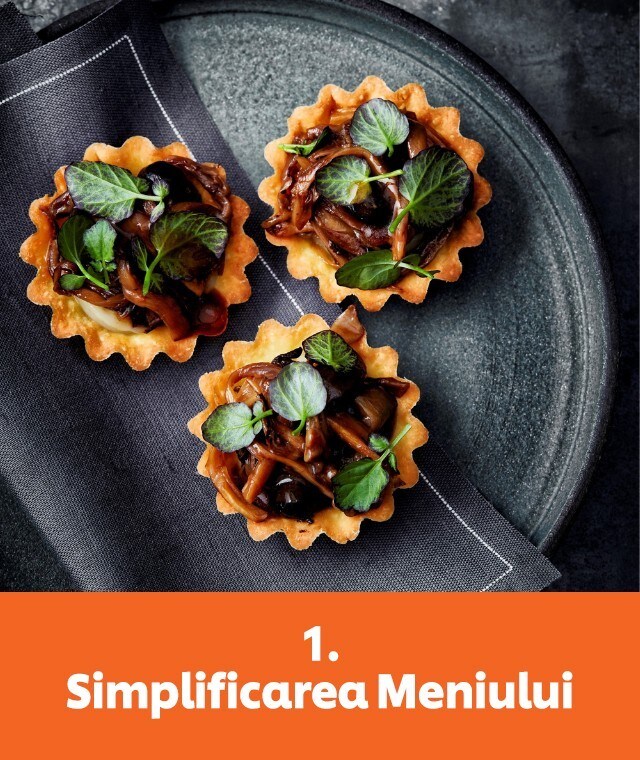 STEP 1: Simplify Menu