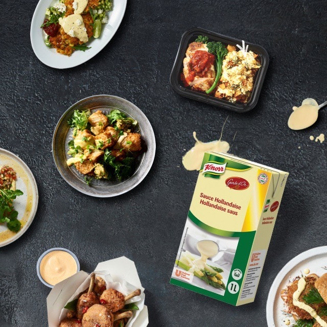 Knorr Professional - 9 retete creative cu sosul olandez