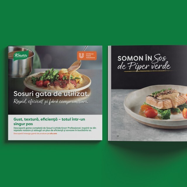 Knorr Professional Sosuri Lichide - Descarcă gratuit broșura cu 10 rețete pline de inspirație