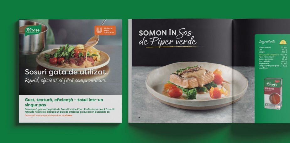 Knorr Professional Sosuri Lichide - Descarcă gratuit broșura cu 10 rețete pline de inspirație