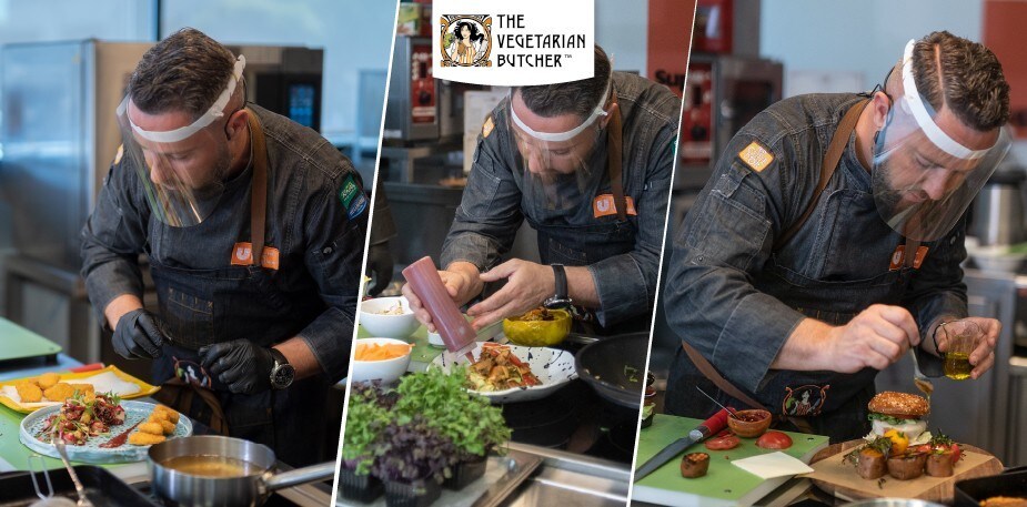 3 retete delicioase pentru flexitarieni, vegetarieni si vegani, pregatite de Chef Liviu Preda impreuna cu Chef Robert Voicu