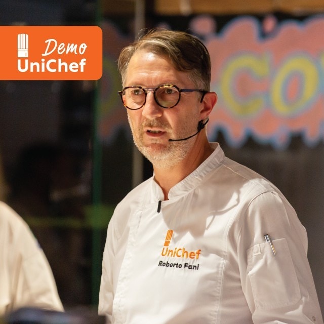 Demonstratie culinara UniChef CUP 2022 Chef Roberto Fani